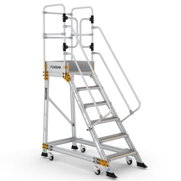 Çağsan Endüstriyel Alüminyum Platform EP 5+1 Basamaklı - EP5