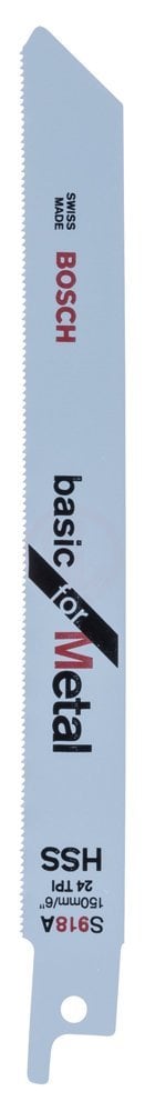 Bosch Panter Testere Bıçağı Basic For Metal S 918 AF 150 mm (5 Adet) - 2608651780