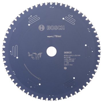 Bosch Daire Testere Bıçağı Expert For Steel 254x25,40 mm 60 Diş - 2608643059