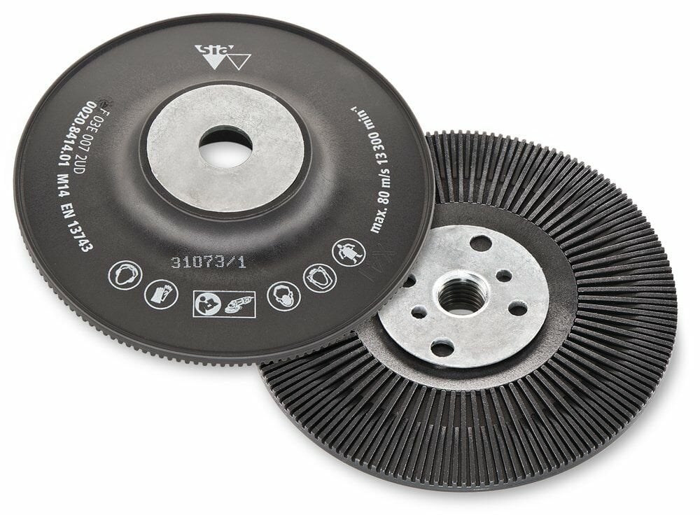 Sia Rotasyon Zımpara İçin Destek Taban Turbo Pad-II M14 Ø125 mm Ekstra Sert