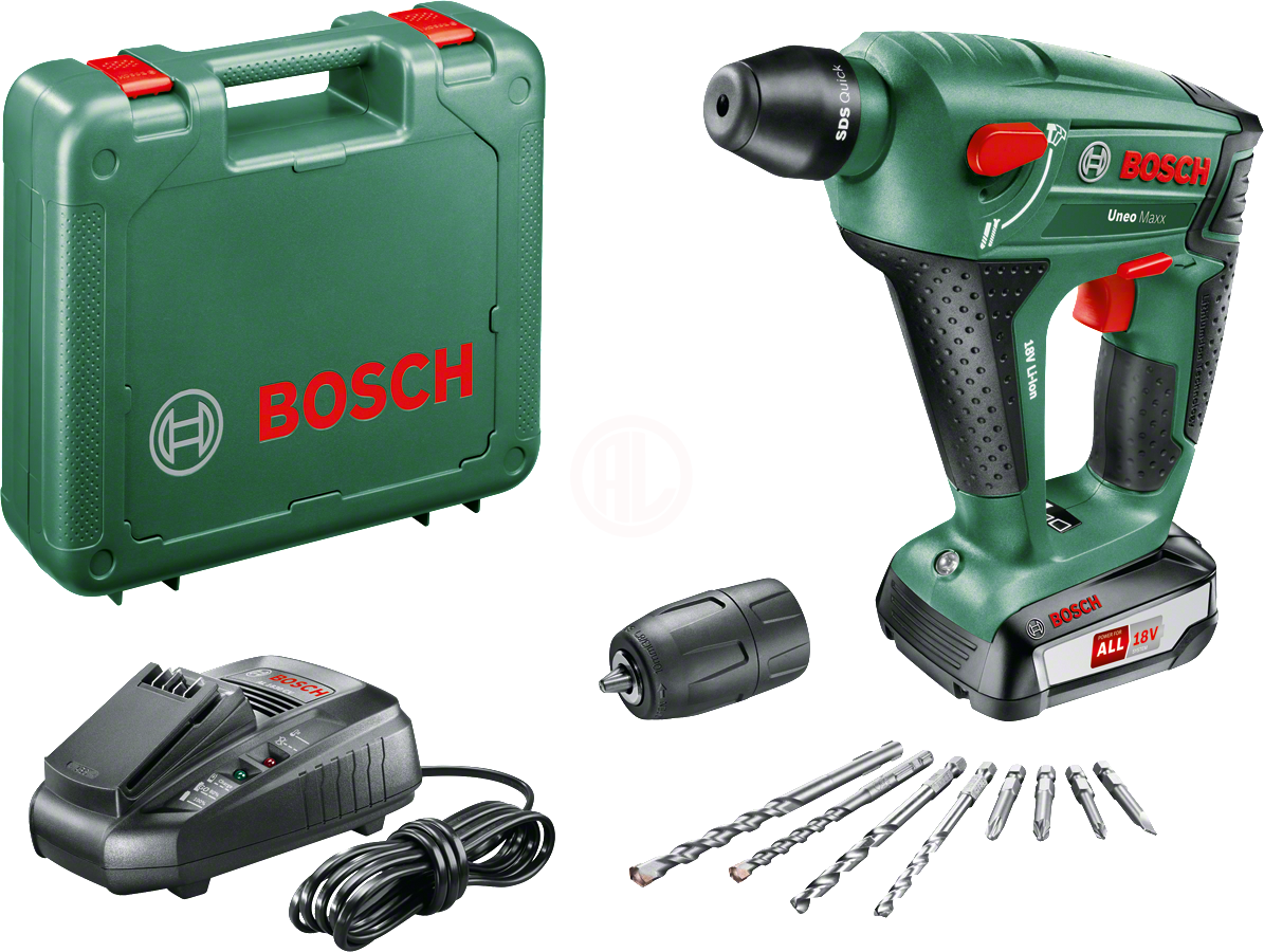 Bosch Akülü Darbeli Vidalama Matkabı Uneo Maxx (1 x 2,5 Ah Akü) - 060395230F