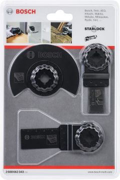 Bosch Starlock Aksesuarı / Starlock Testere BFW Seti (3 Parça) - 2608662343