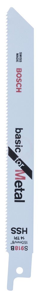 Bosch Panter Testere Bıçağı Basic For Metal S 918 BF 150 mm (5 Adet) - 2608651781