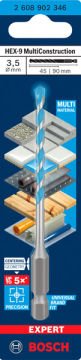 Bosch Expert Çok Amaçlı Matkap Ucu Hex-9 Multi Construction 3,5x90 Mm - 2608902346