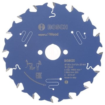 Bosch Daire Testere Bıçağı Expert For Wood 130x20 mm 16 Diş - 2608644005