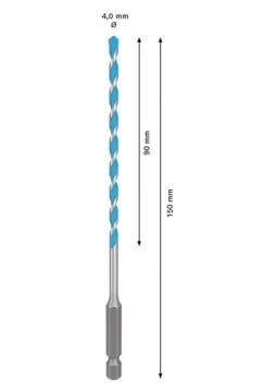 Bosch Expert Çok Amaçlı Matkap Ucu Hex-9 Multi Construction 4x150 Mm - 2608902347