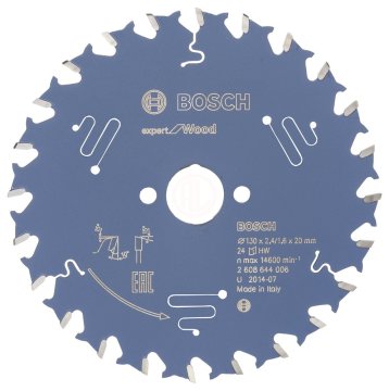 Bosch Daire Testere Bıçağı Expert For Wood 130x20 mm 24 Diş - 2608644006