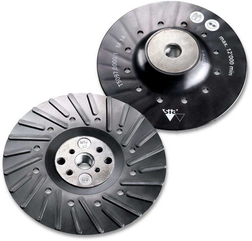 Sia Rotasyon Zımpara İçin Destek Taban Turbo Taban M14 Ø180 mm Sert