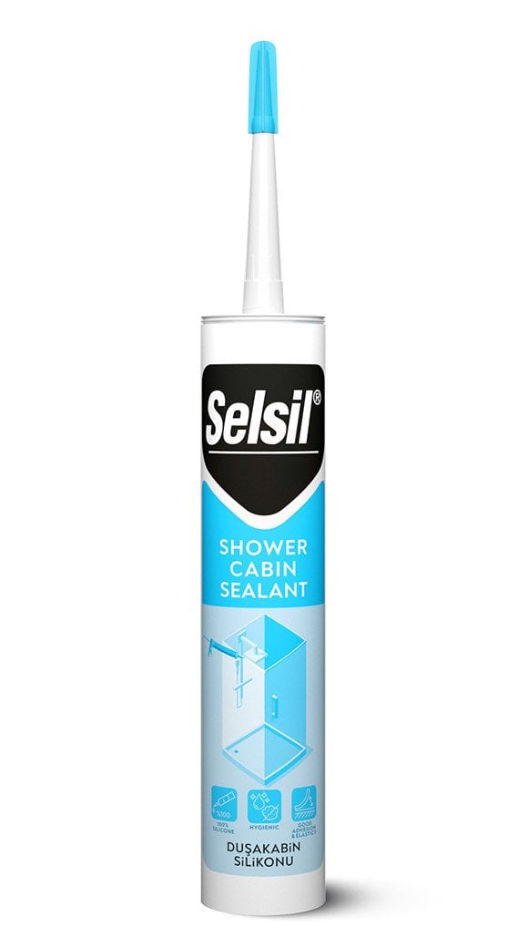Selsil Duşakabin Silikonu 280 ml Şeffaf