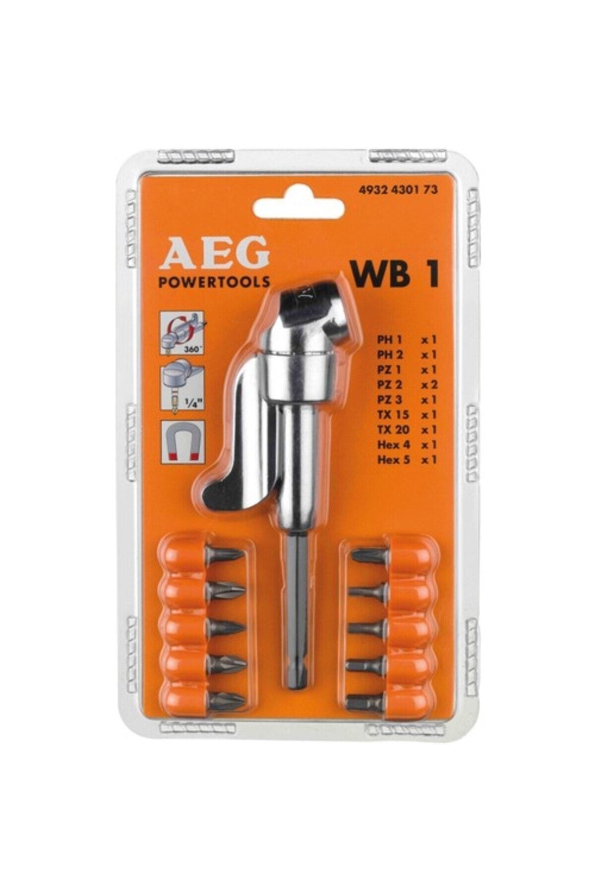 AEG W1 Köşe Bits Aparatı