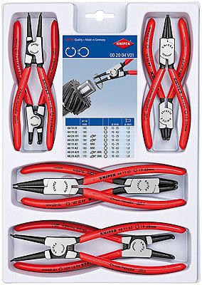 Knipex 00 20 04 V01 SEGMAN PENSE SETİ 8 PARÇA - KNI002004V01