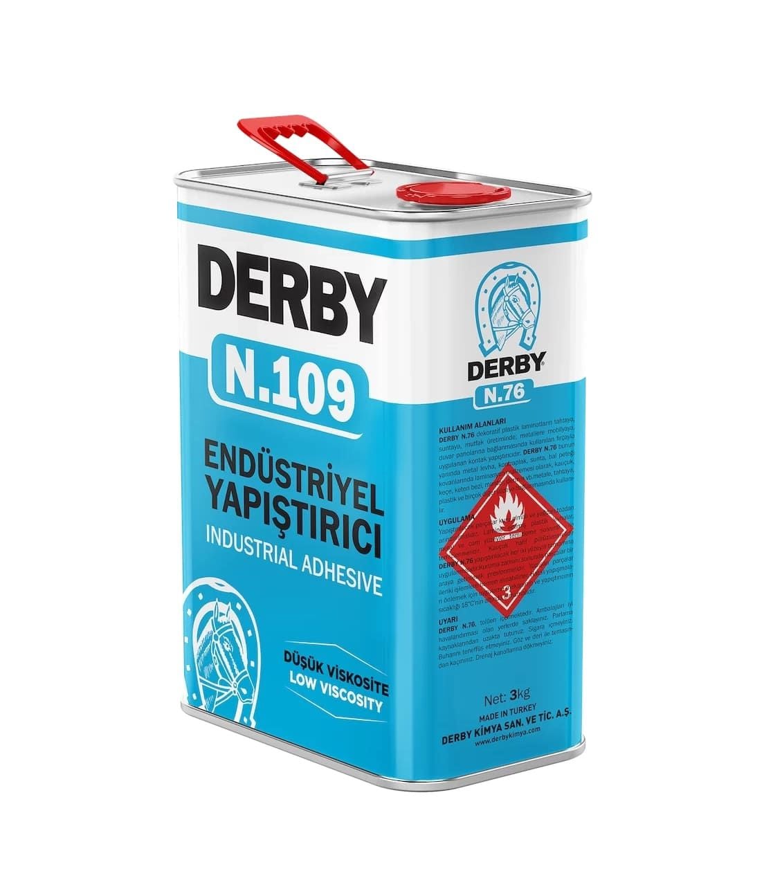 Derby Kontakt Yapıştırıcı (N.109) 3 Kg