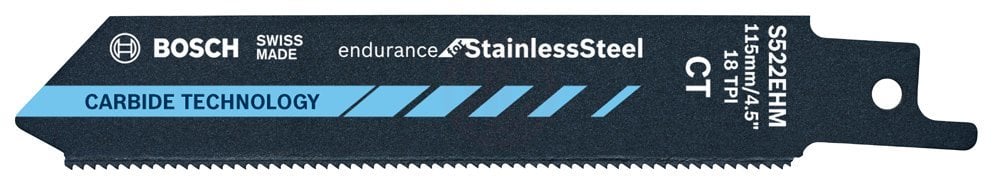 Bosch Panter Testere Bıçağı Endurance For Stainless Steel S 522 EHM 115 mm (1 Adet) - 2608653096