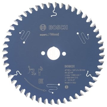 Bosch Daire Testere Bıçağı Expert For Wood 160x20 mm 48 Diş (1,8/1,3 mm) - 2608644015