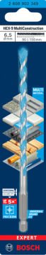 Bosch Expert Çok Amaçlı Matkap Ucu Hex-9 Multi Construction 6.5x150 Mm - 2608902349