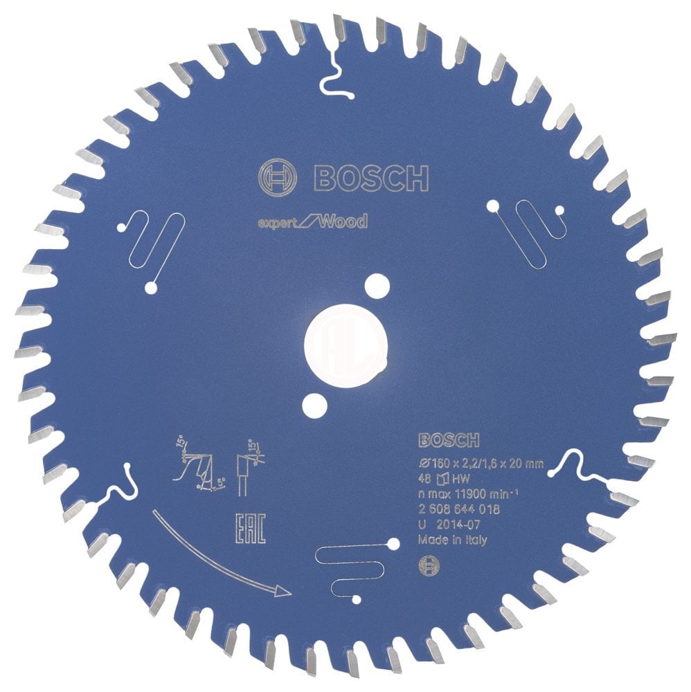 Bosch Daire Testere Bıçağı Expert For Wood 160x20 mm 48 Diş (2,2/1,6 mm) - 2608644018