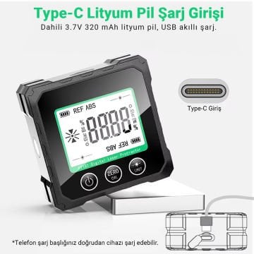 AL Dijital Açı Ölçer