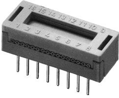 Assmann Dıp Konnektör, 8 Pin Bacaklar 3,3Mm