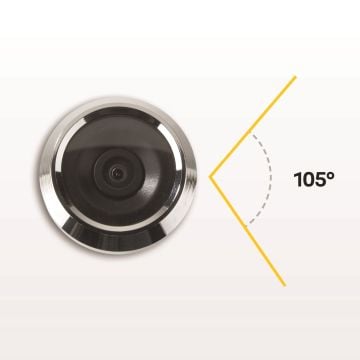 Yale Kilit LCD Ekranlı Dijital Kapı Dürbünü 500 Serisi Standart - 45-0500-1432-00-6001