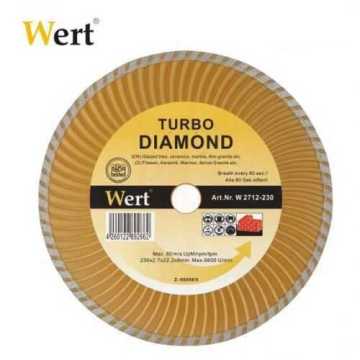 Wert 2712-115 Turbo Kanallı Elmas Testere (115mm)