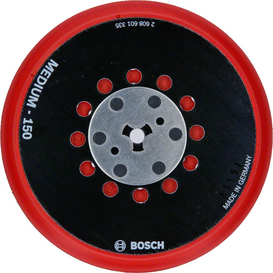 Bosch Bosch Zımpara Tabanı Çok Delikli 150 mm Orta (GET 75-150
