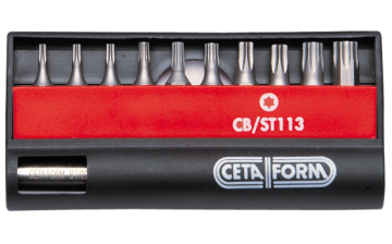 Ceta Form 11 Parça Torx Bits Uç Takımı 1/4 İnç Bits Tutucu İle