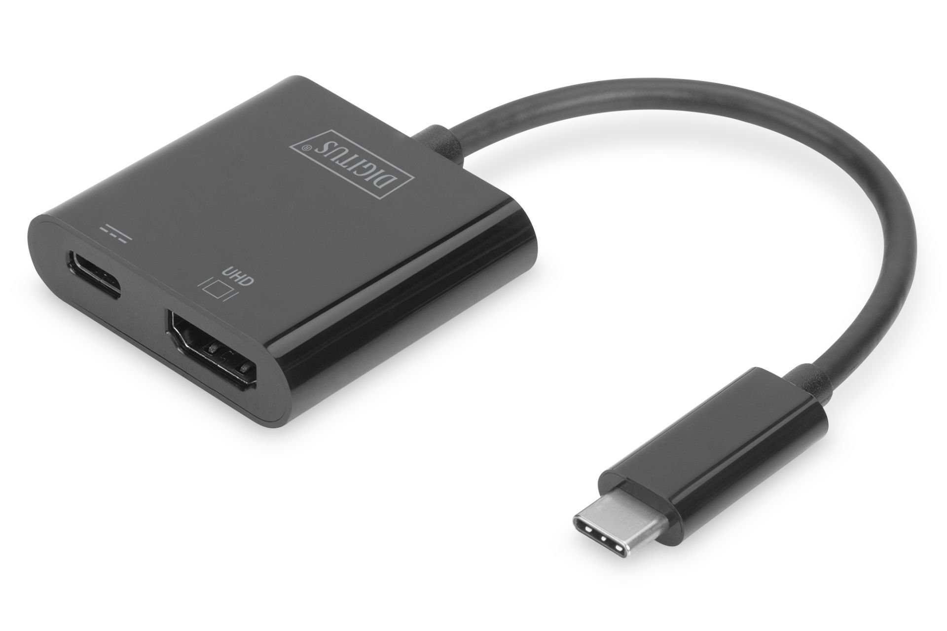 Assmann Digitus Usb 3.1 (Gen. 1) (Usb Tip C) Hdmı Grafik Adaptörü Giriş: 1 X Usb Tip C Erkek (Bilgisayar Bağlantısı İçin) Çıkış: 1 X Şarj Özellikli Usb Tip C (Pd 2.0) Port, 1 X Hdmı A (19 Pin) Dişi (Ultra Hd, 4K, 3840 X 2160P@60Hz) Plastik