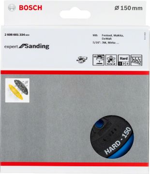 Bosch Zımpara Tabanı Çok Delikli 150 mm Sert (GET 75-150) - 2608601334