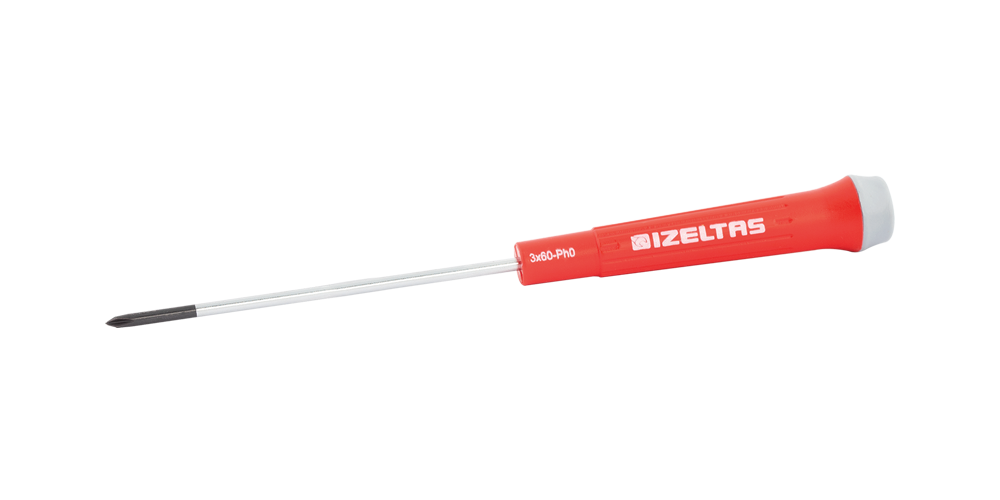 İzeltaş Yıldız Uçlu Tornavida Elektronikçi Tip Klemens 4X150 Mm