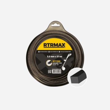 Rtrmax RTY339 Tırpan Misinası Siyah Kare 4.0Mm x 29M