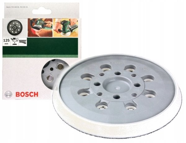 Bosch Zımpara Tabanı 8 Delik 125 mm Yumuşak (PEX 300 AE/400 AE) - 2609256B62
