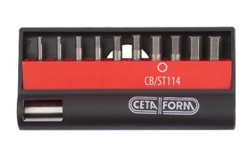 Ceta Form 11 Parça Allen Bits Uç Takımı 1/4 İnç Bits Tutucu İle