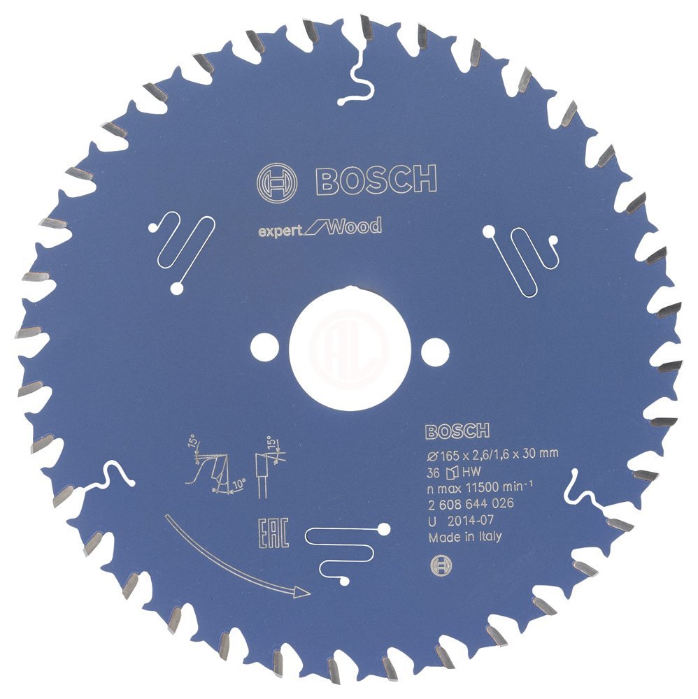 Bosch Daire Testere Bıçağı Expert For Wood 165x30 mm 36 Diş - 2608644026