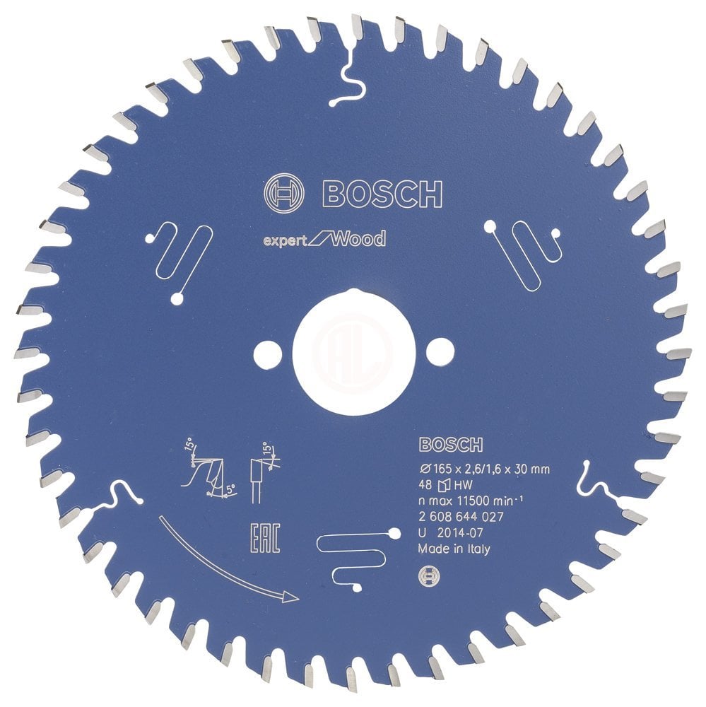 Bosch Daire Testere Bıçağı Expert For Wood 165x30 mm 48 Diş - 2608644027