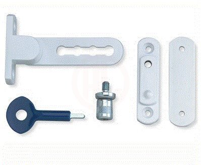 Yale Kilit Pencere Havalandırma Kilidi Tekli Beyaz - P117-WE