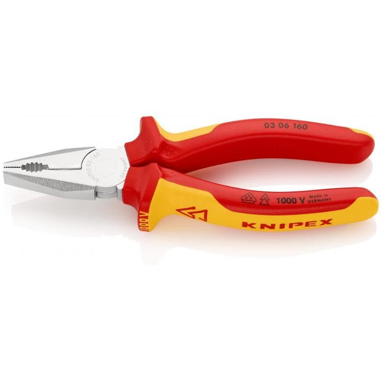 Knipex 03 06 VDE KOMBİNE PENSE 160 MM - | Al Nalburiye