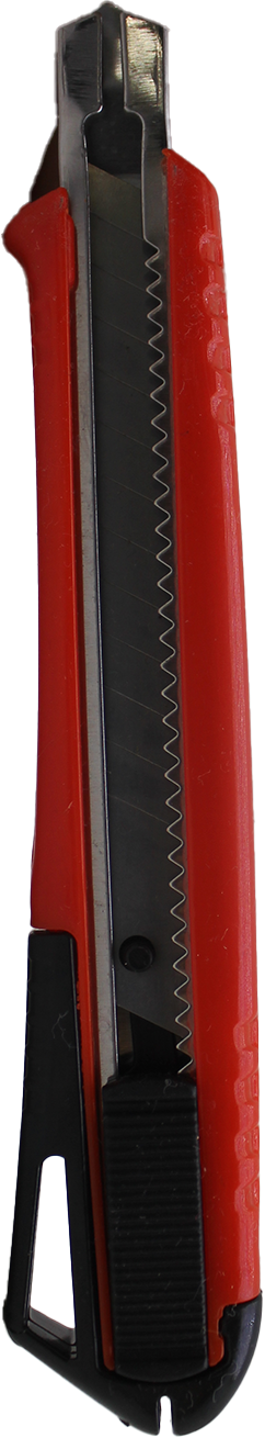 AL Profesyonel Maket Bıçağı Ergonomik Gövde Kilit Mekanizması Ve Askı Bölmesi 9 Mm