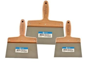 Duyar Finish Alçı Spatulası Ahşap Saplı 20 Cm