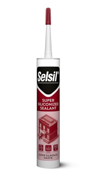 Selsil Süper Silikonize Akrilik Mastik 280 ml Şeffaf