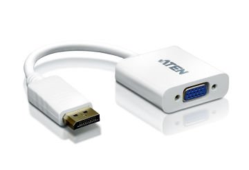 Aten Displayport (Dp) Vga Adaptörü, Dp Erkek - 1 X Hdb-15 Dişi (Mavi Renk), 1920X 1200
