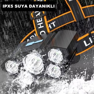 AL Şarjlı Led Kafa Lambası