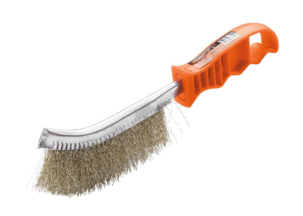 Somafix SFTF-012 Kıvrık Uçlu Plastik Saplı Tel Fırça
