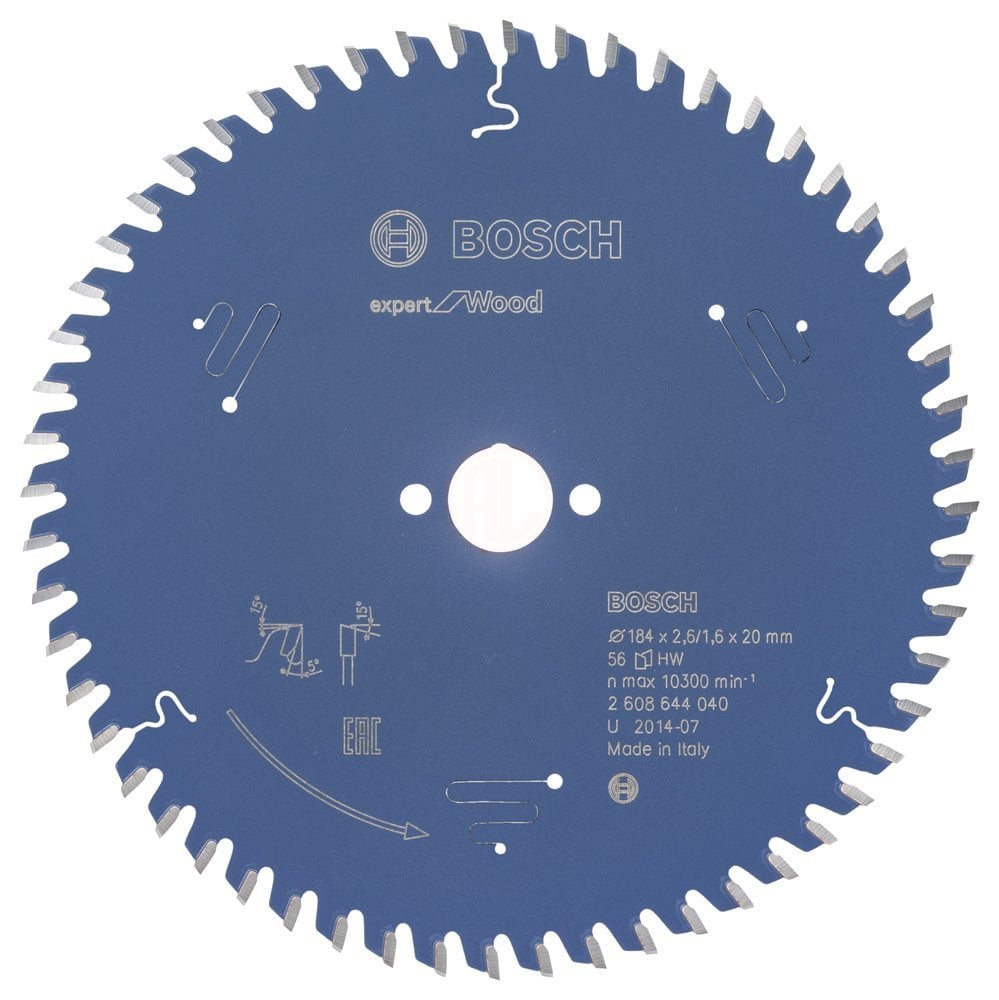 Bosch Daire Testere Bıçağı Expert For Wood 184x20 mm 56 Diş - 2608644040