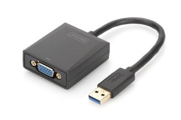 Assmann Digitus Usb 3.0 Vga Grafik Adaptörü Giriş: 1 X Usb 3.0 Usb-A Erkek Çıkış: 1 X Vga (Hd15) Dişi (Full Hd, 1080P) Plastik