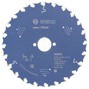 Bosch Daire Testere Bıçağı Expert For Wood 184x30 mm 24 Diş - 2608644041
