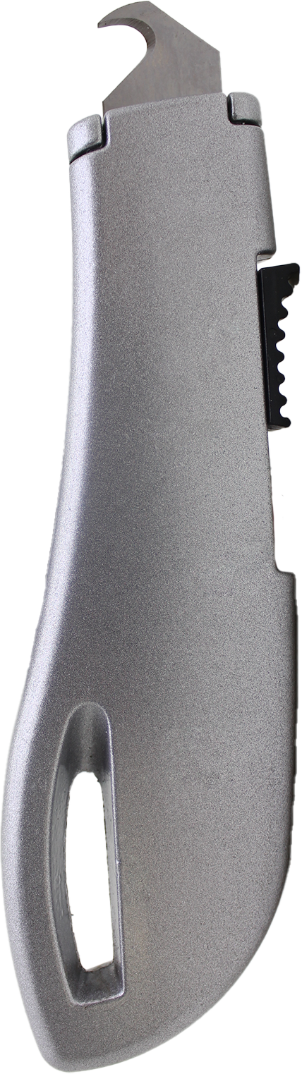 AL Metal Gövde Güvenlikli Kancalı Maket Bıçağı