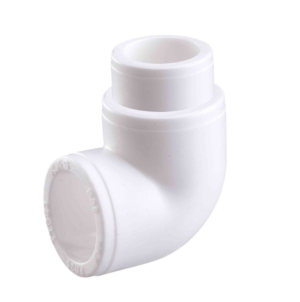 KAS PPRC Kuyruklu Dirsek 90° Beyaz 20 mm