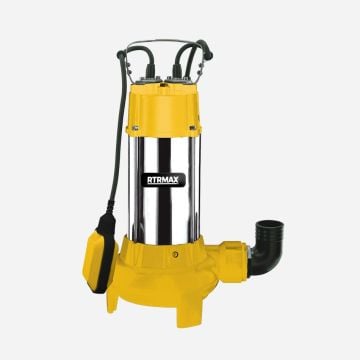 Rtrmax RTM842 Foseptik Dalgıç Pompa (Bıçaklı) 1.1Kw/1.5 Hp 8 Mt