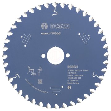 Bosch Daire Testere Bıçağı Expert For Wood 184x30 mm 40 Diş - 2608644042