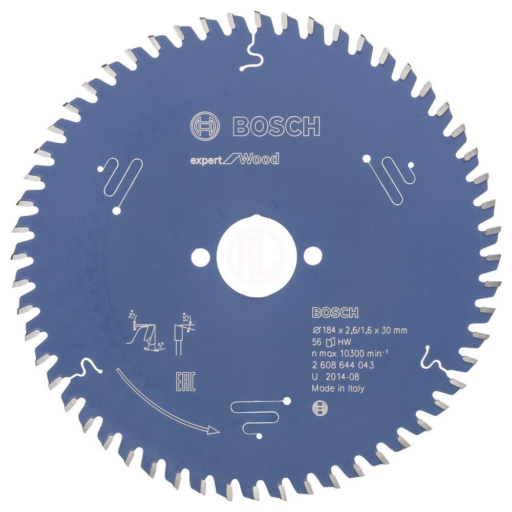 Bosch Daire Testere Bıçağı Expert For Wood 184x30 mm 56 Diş - 2608644043